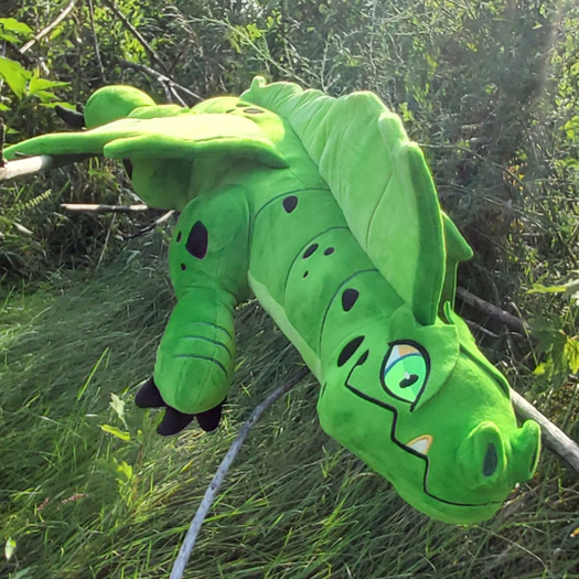 40in Terra the Green Forest Dragon