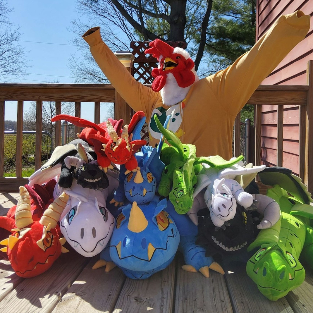 The dragons come in 2 sizes