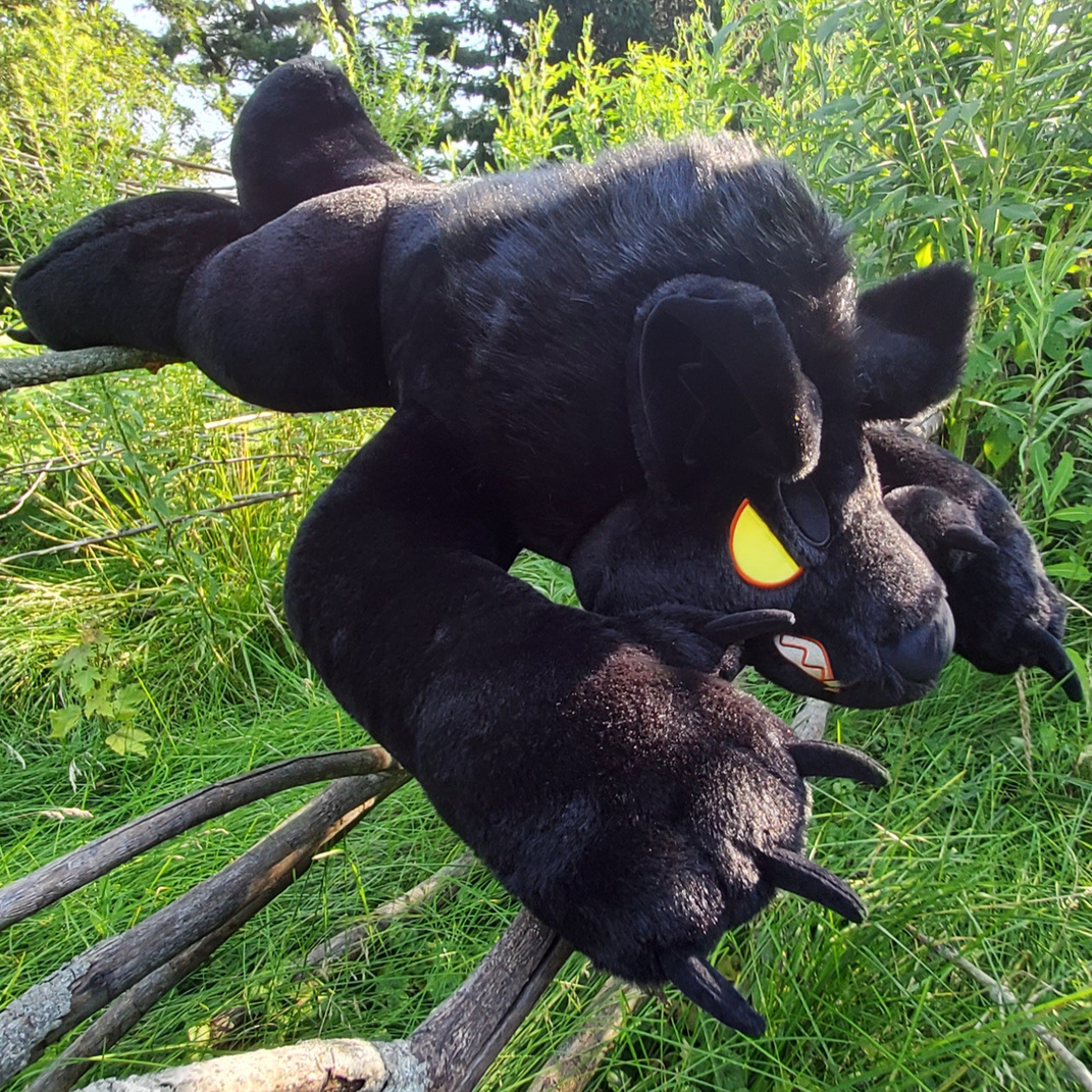 Giant Black Werewolf