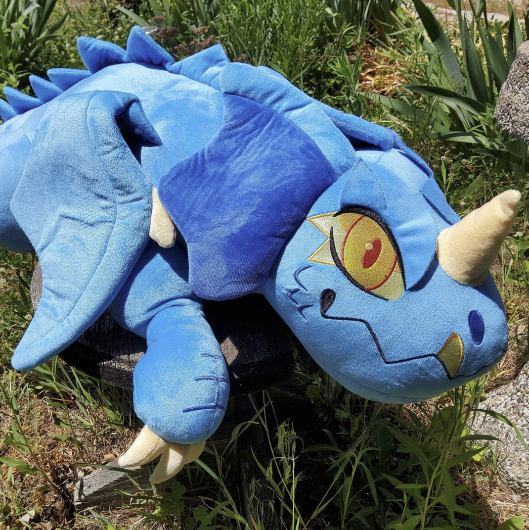 Giant Blue Dragon
