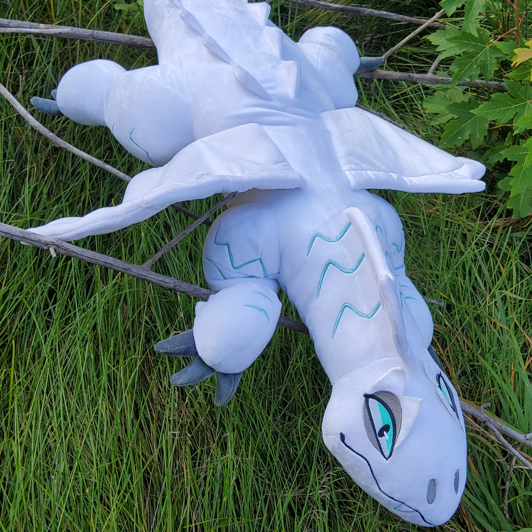 Giant White Dragon