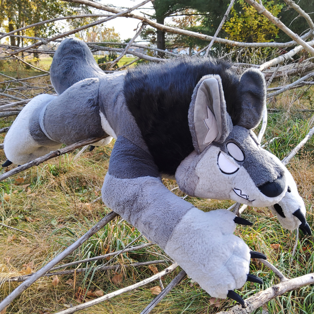 Giant Grey Werewolf