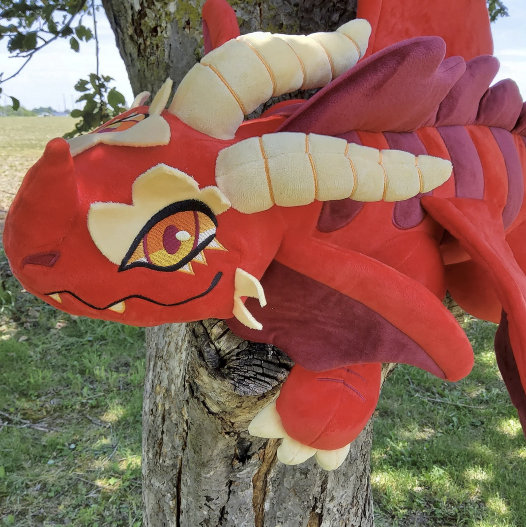 Giant Red Dragon